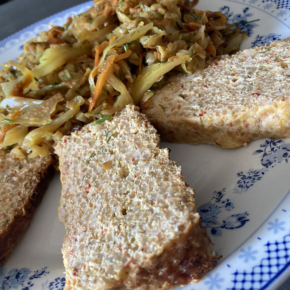Мясной хлеб с пшеном